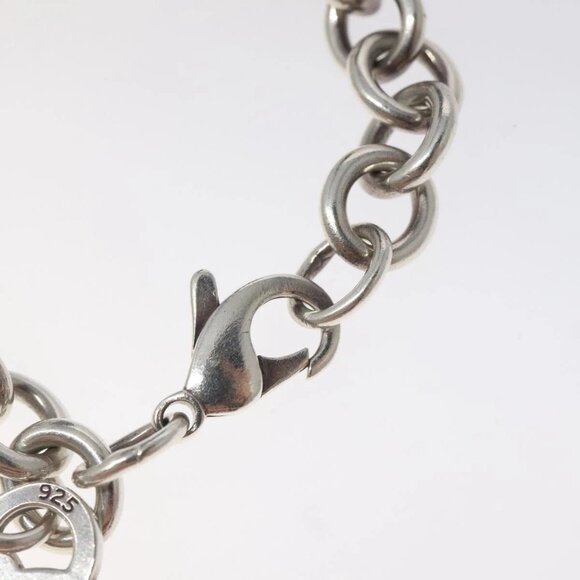 TIFFANY&Co. Return To TIFFANY & Co. Heart Tag Bracelet Ag925 Silver Auth am8225 - Picture 7 of 7